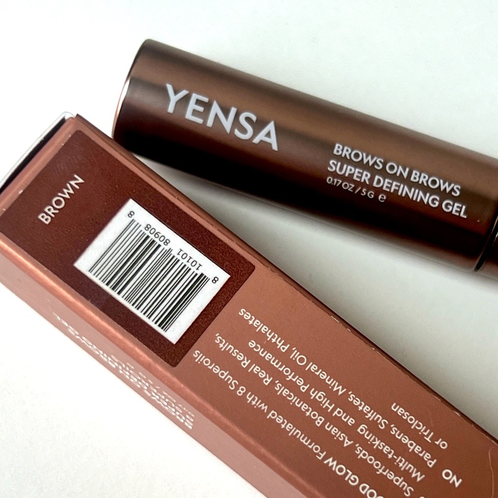 Yensa brows on brows super defining gel shade: brown ✨